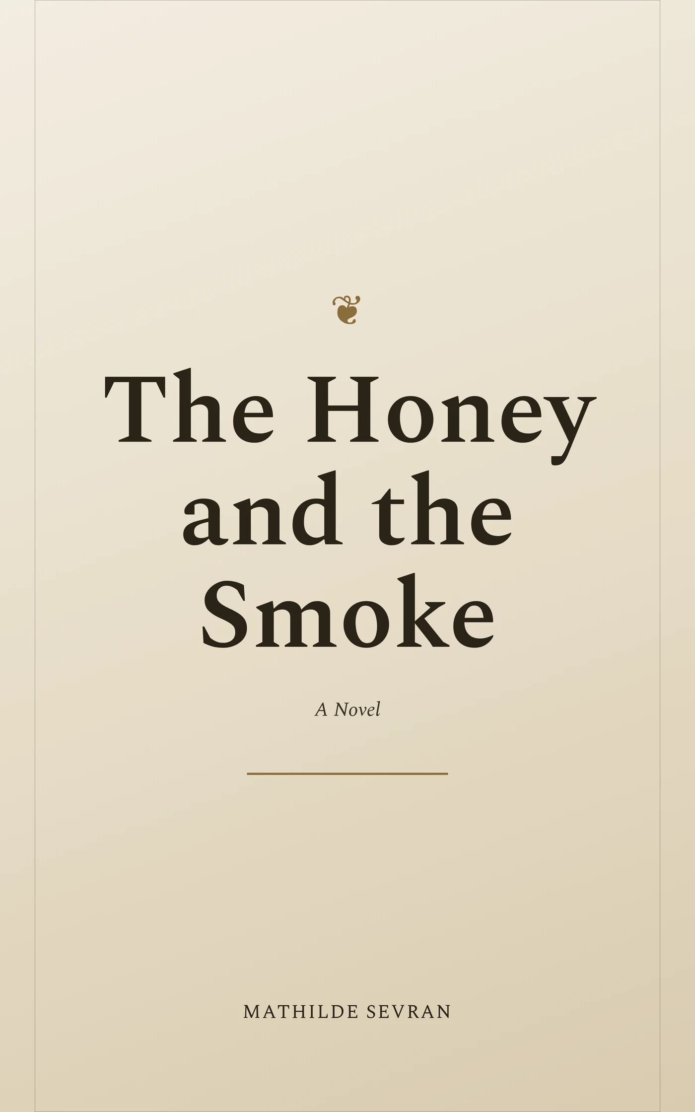 The Honey and the Smoke — cover