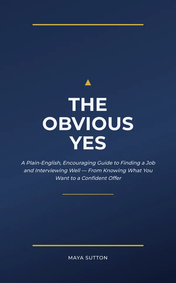 The Obvious Yes — cover