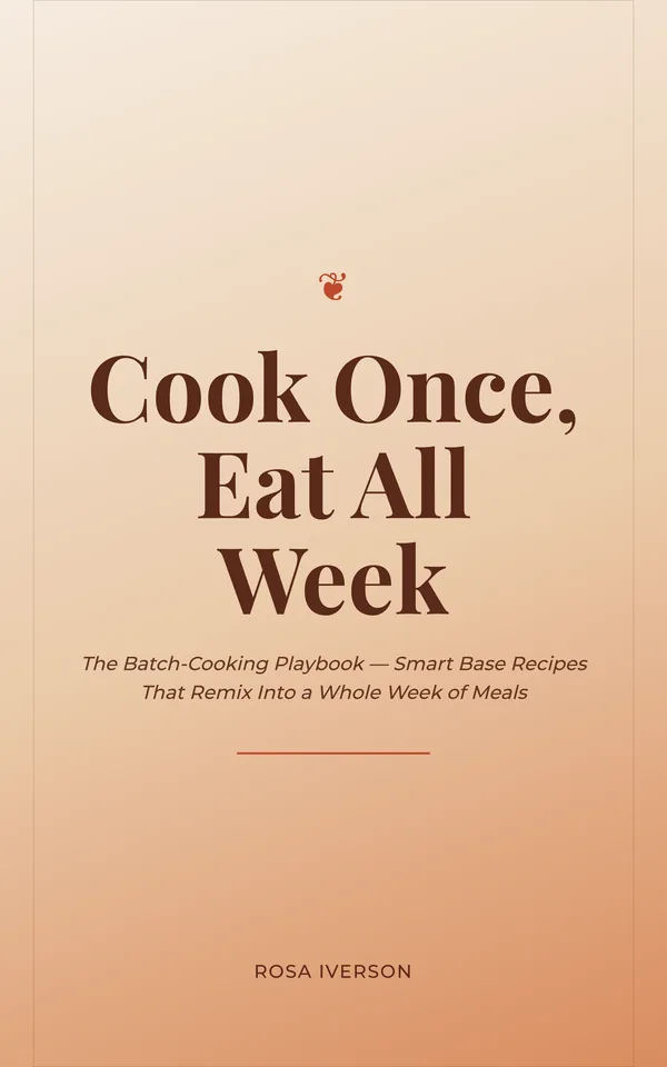Cook Once, Eat All Week — cover