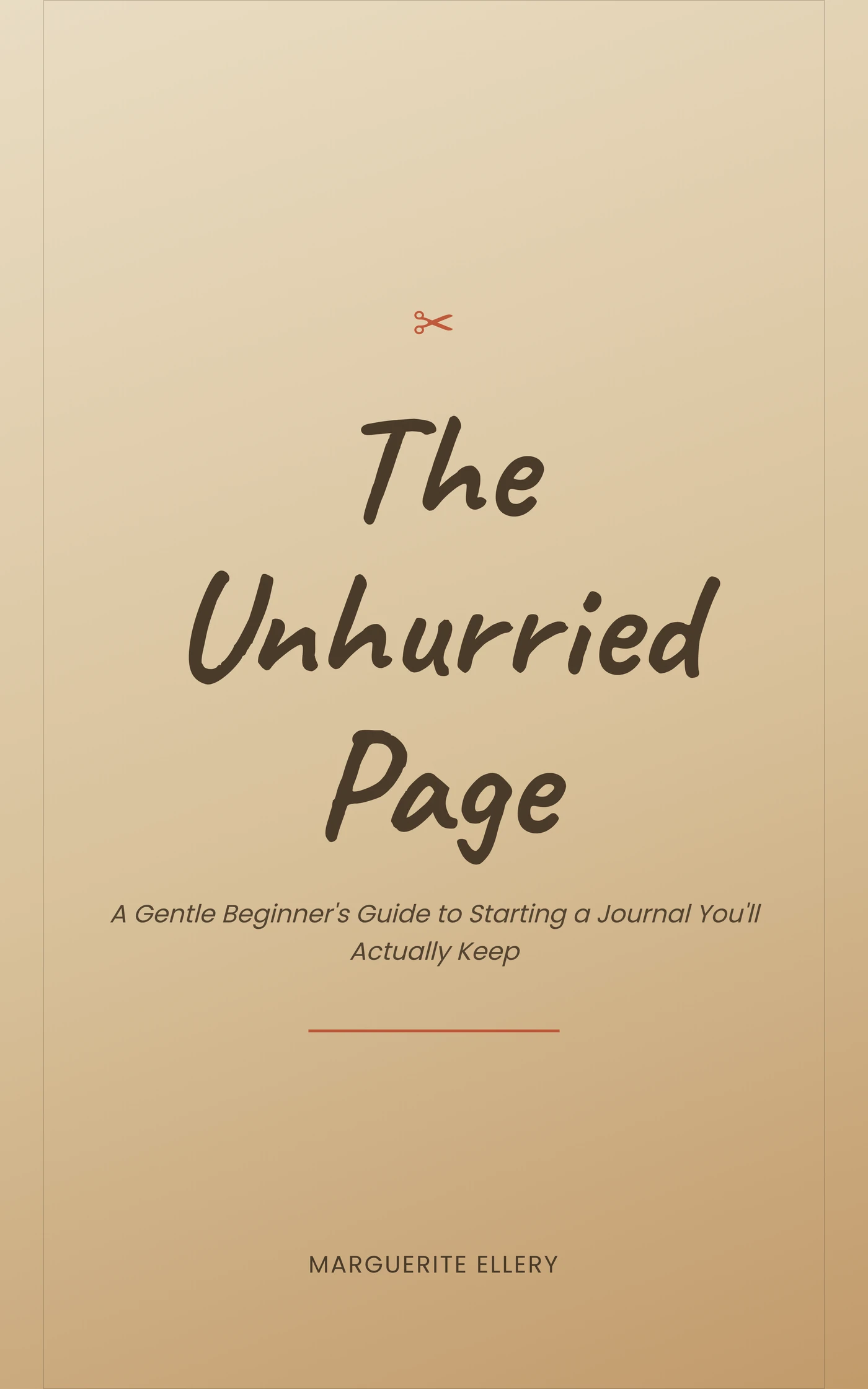 The Unhurried Page — cover