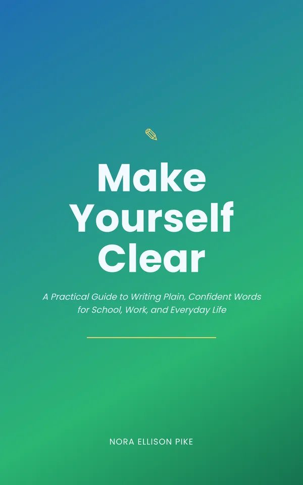 Make Yourself Clear — cover