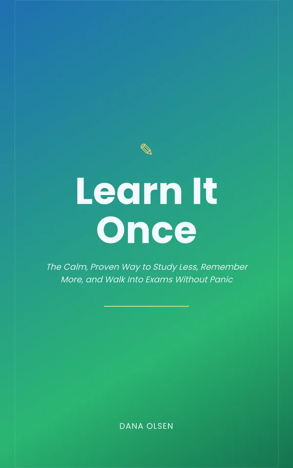 Learn It Once — cover