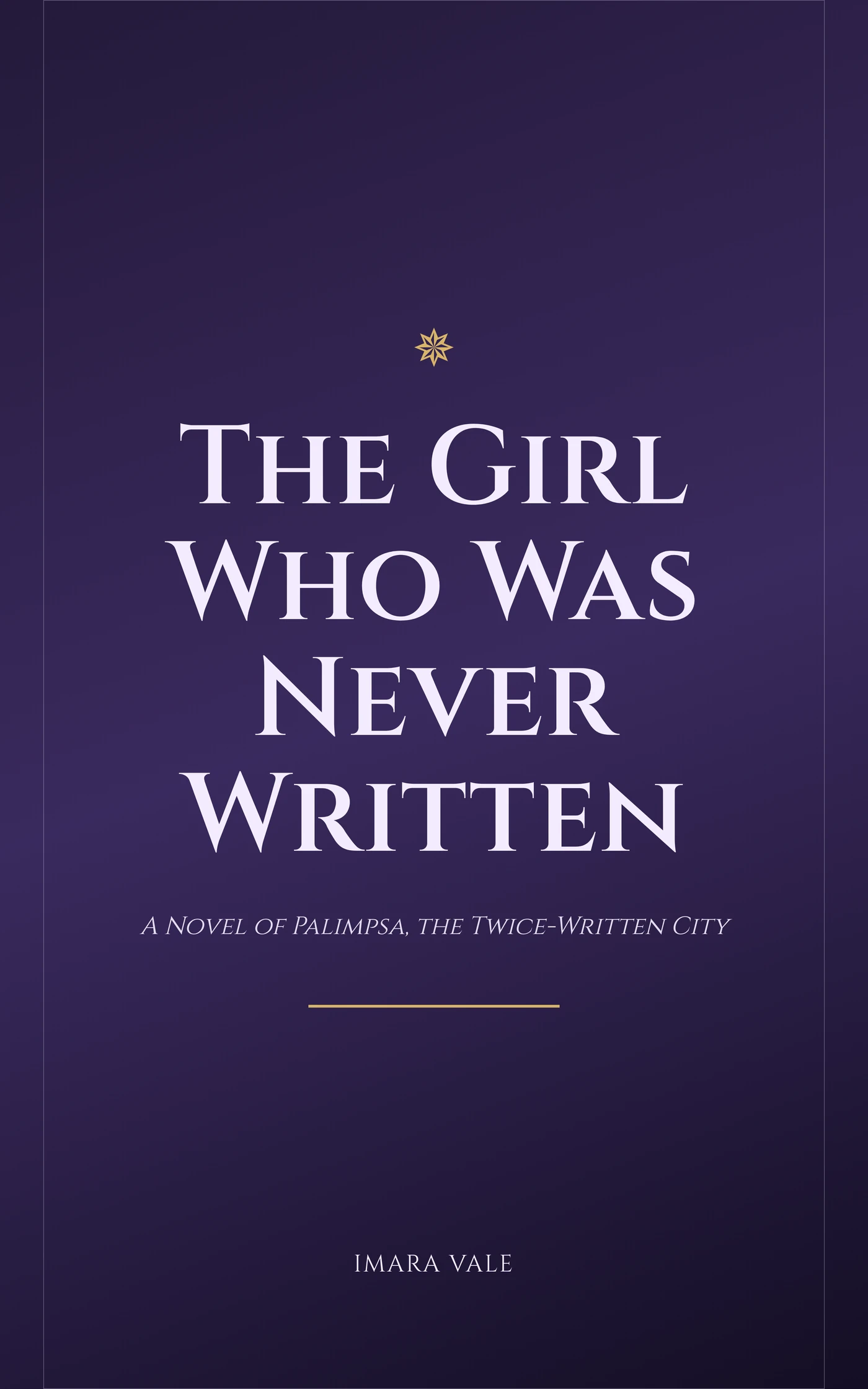 The Girl Who Was Never Written — cover