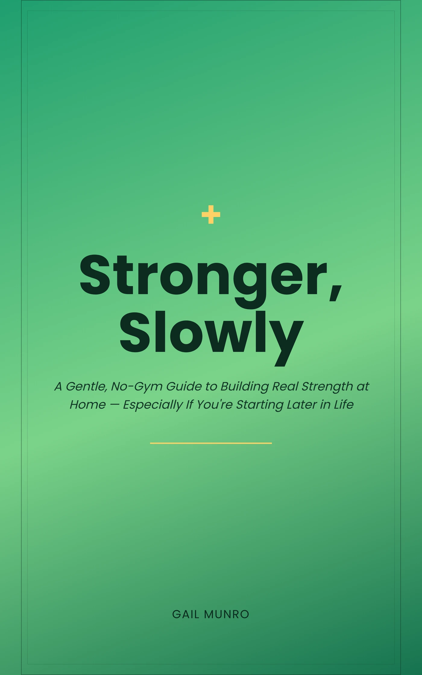 Stronger, Slowly — cover