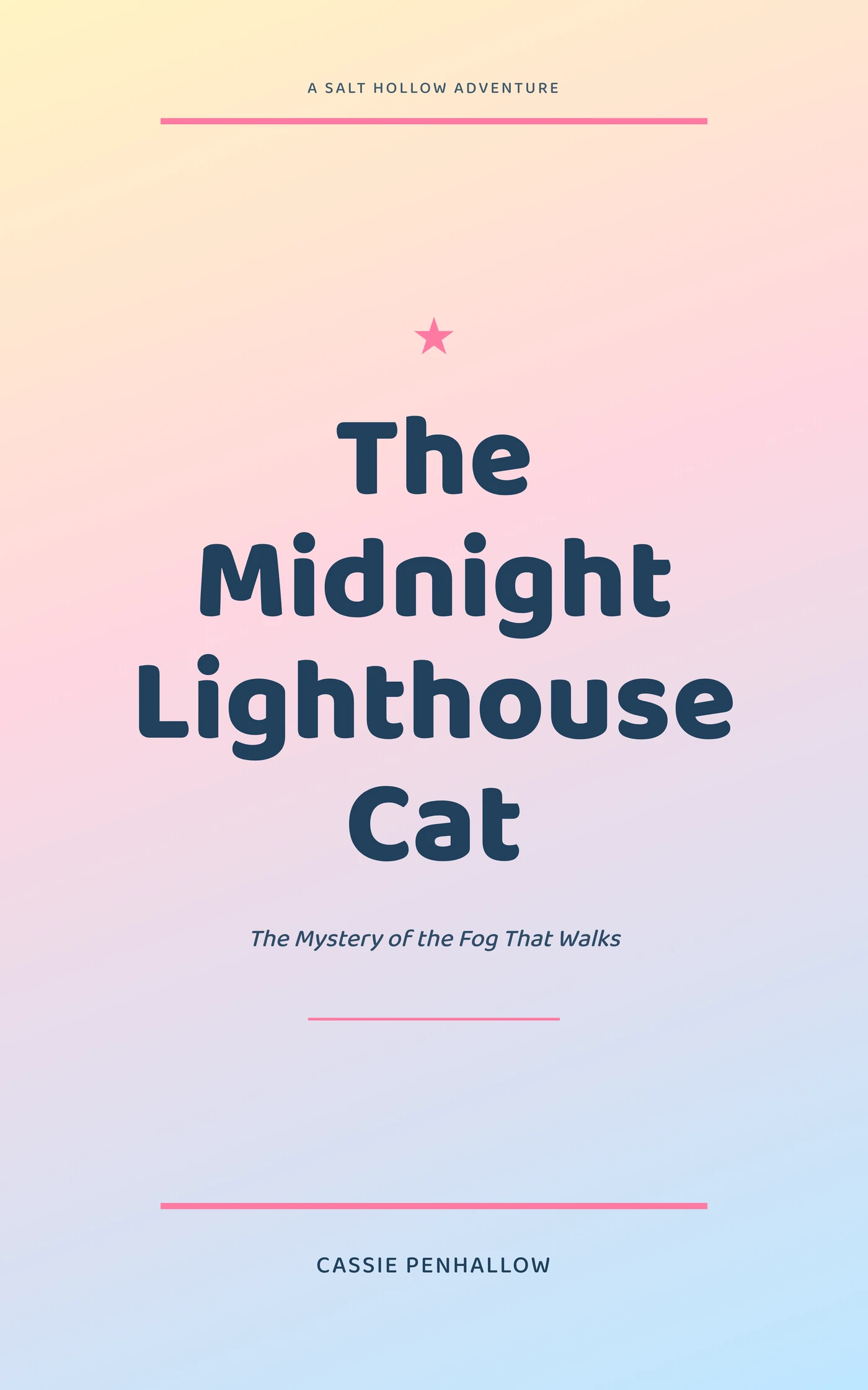 The Midnight Lighthouse Cat — cover