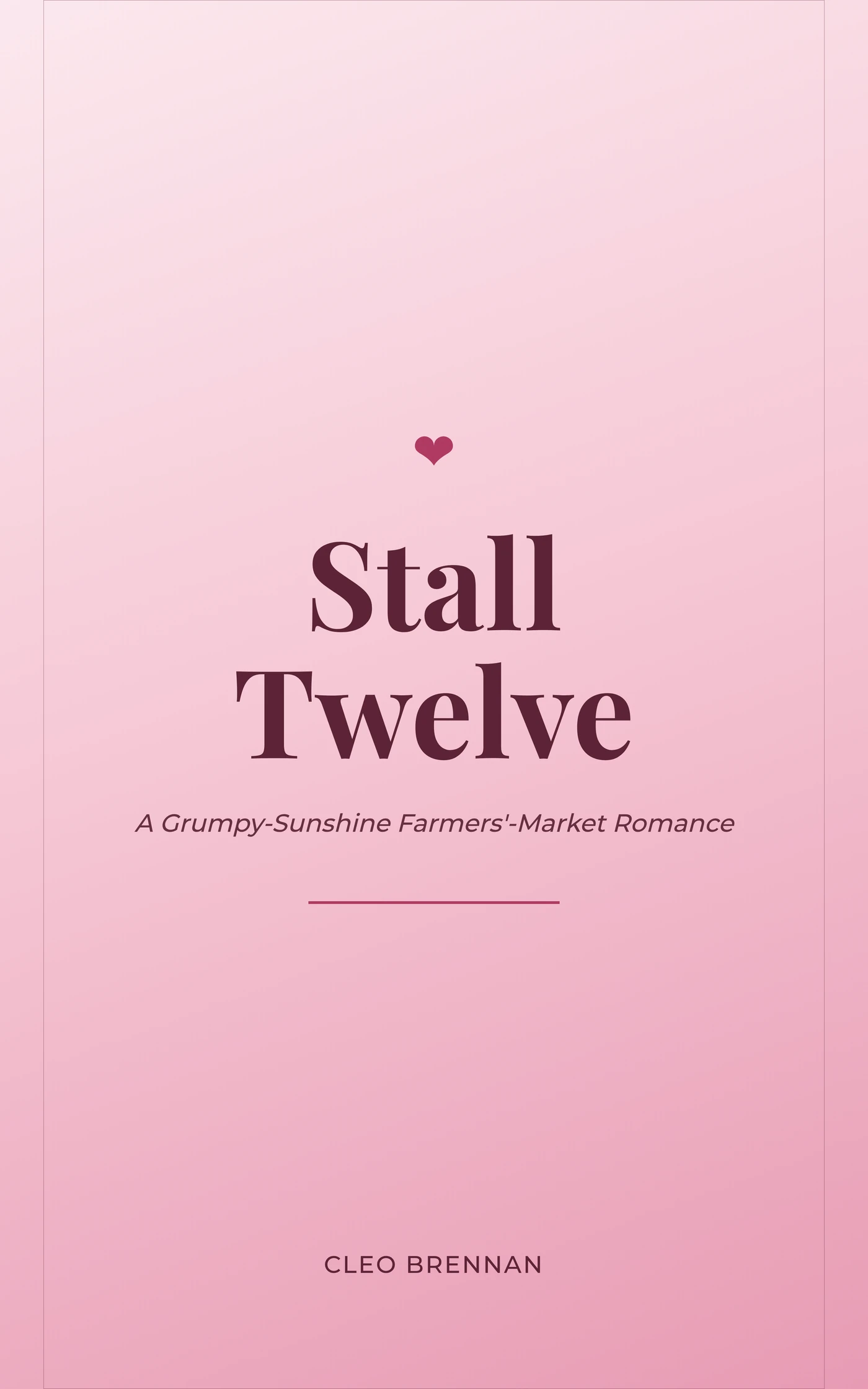 Stall Twelve — cover