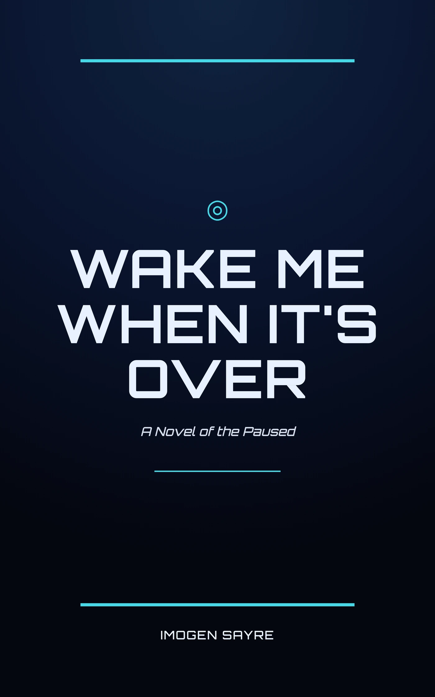 Wake Me When It's Over — cover