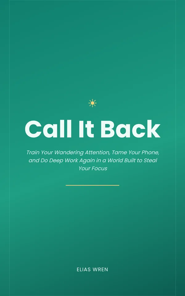 Call It Back — cover