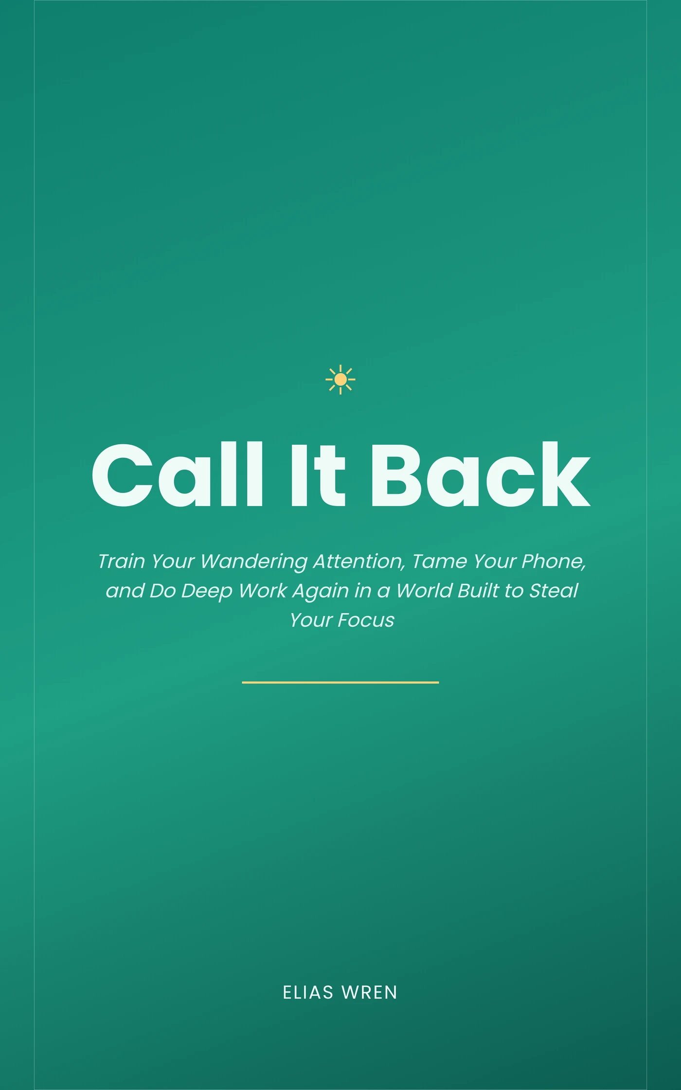 Call It Back — cover