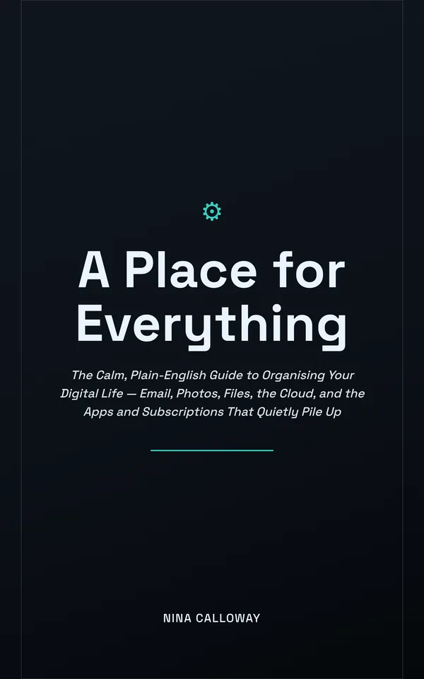 A Place for Everything — cover