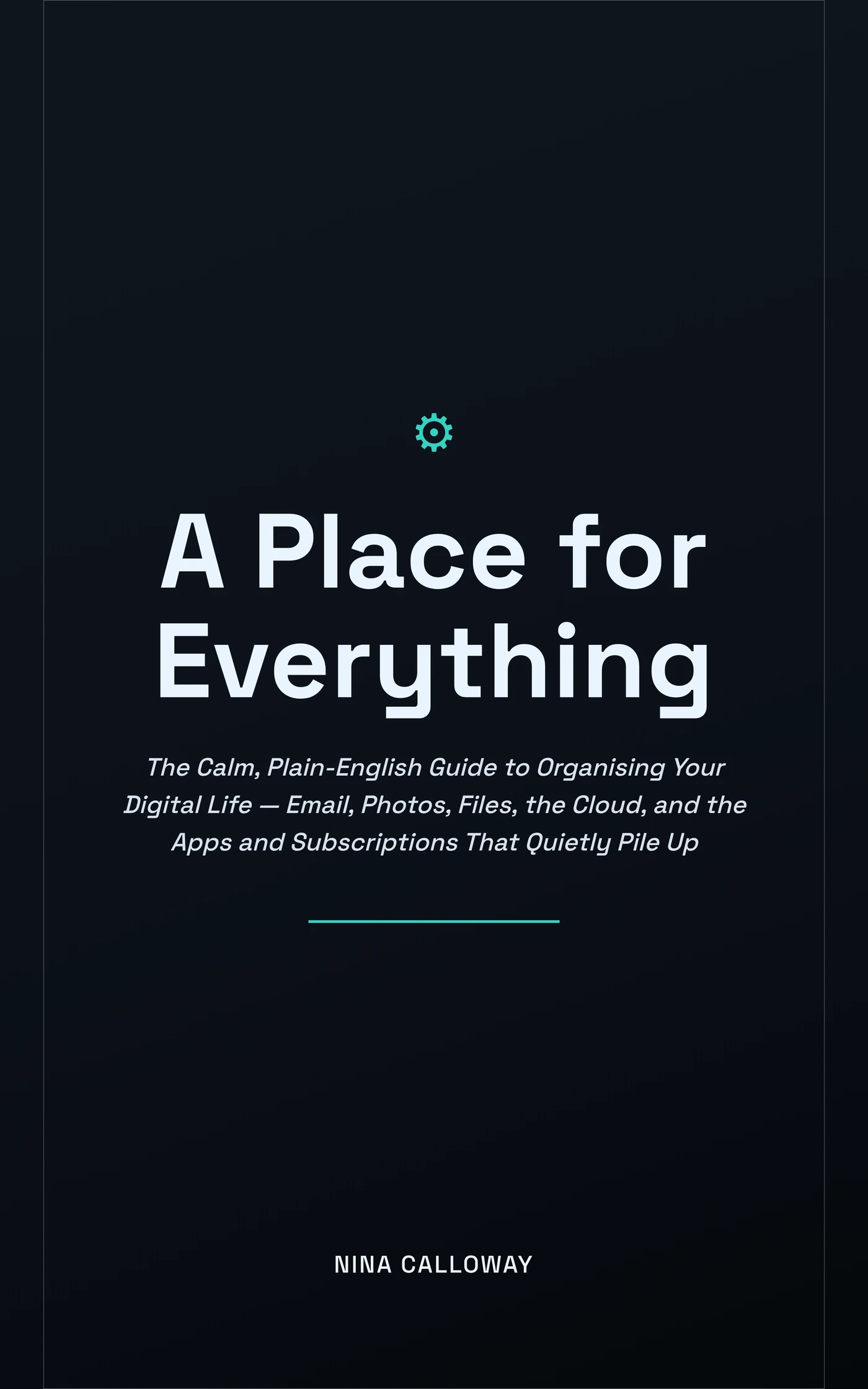 A Place for Everything — cover