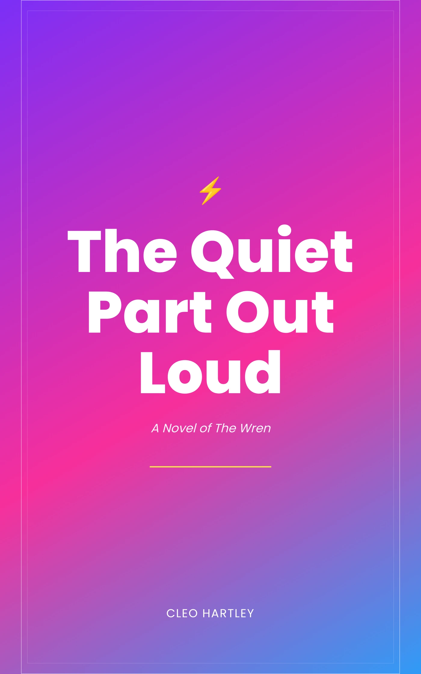 The Quiet Part Out Loud — cover