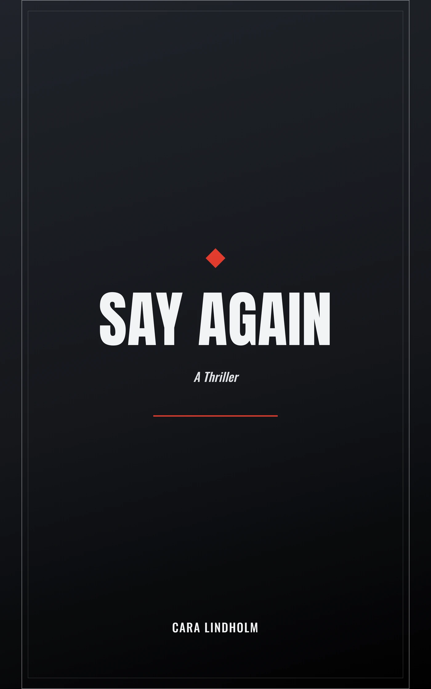 Say Again — cover